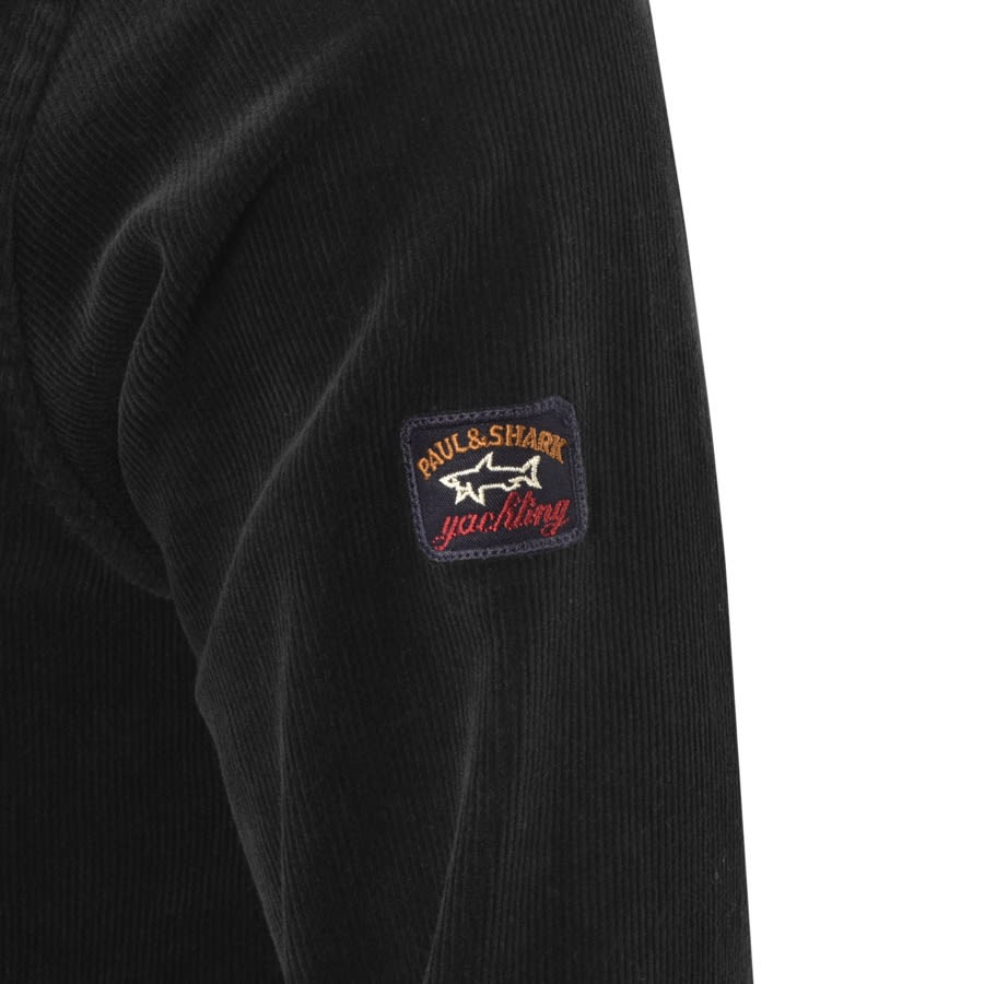 Alternative Image for ProductPaul And Shark Corduroy Overshirt Black3